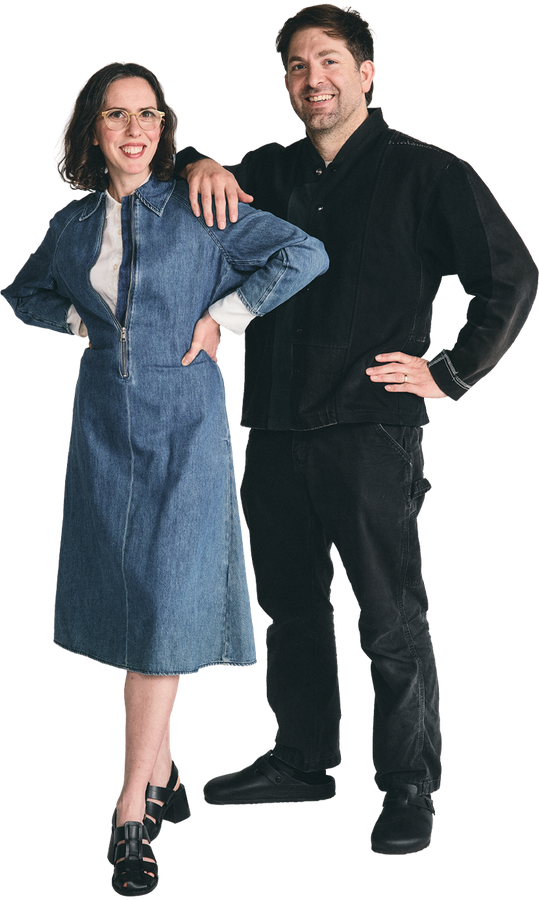 Justin Catalana and Dina Dobkin